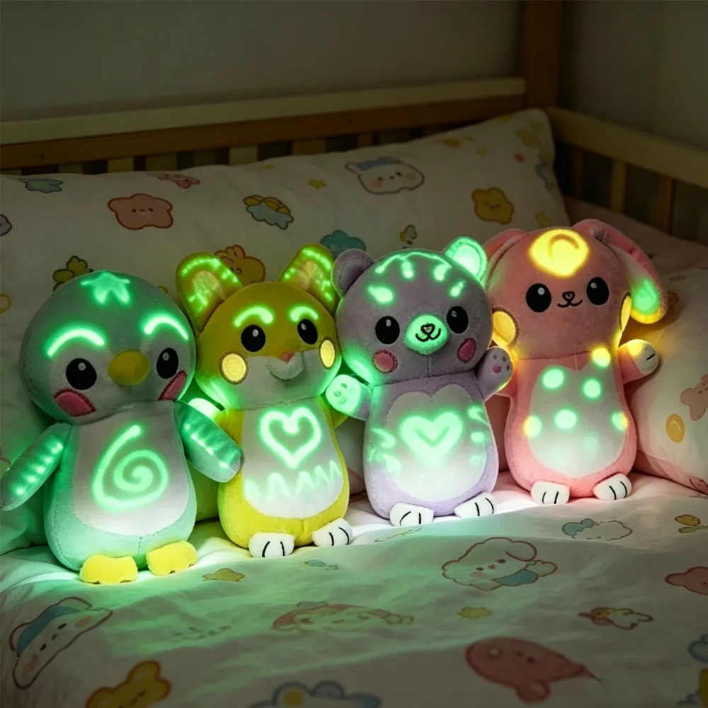

Kids Glowing Doodle Plush Doll, Interactive Drawing Toy, Home Decoration, Gift, Birthday Present, Ideal for Kids as a Companion