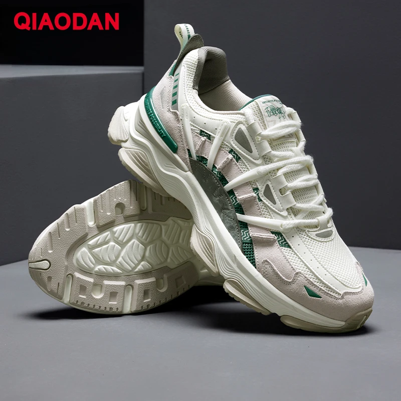 

QIAODAN Sneakers Men 2023 Autumn New Vintage Casual Anti-Slippery High Quality Athletic Sports Male Running Shoes KM33230466