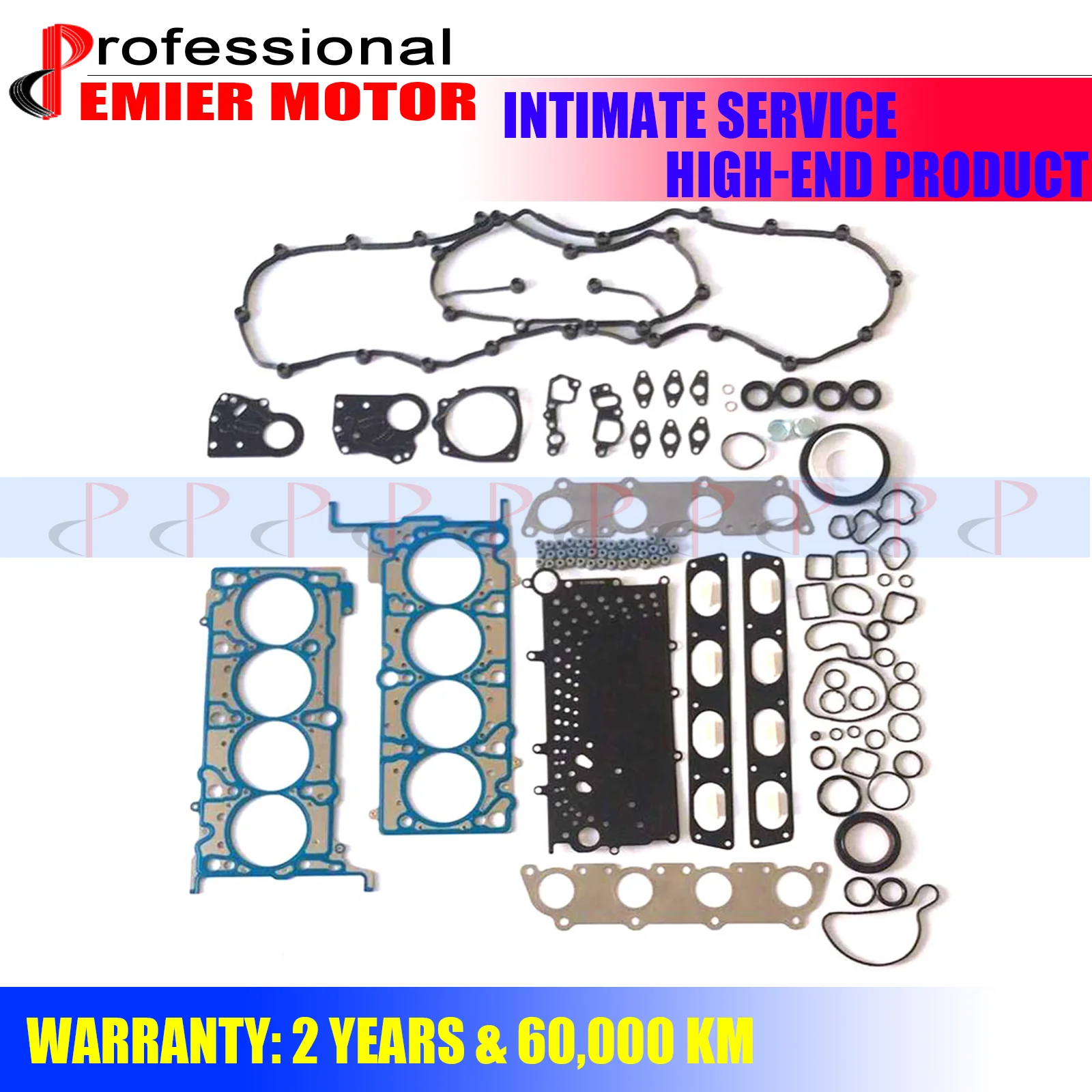 

Demier Cylinder Gasket Overhaul Kit Fit For 4.2L Audi A4 A6 S6 BHF BAT BBK 079103383BB