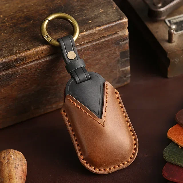 for  STEPWGN RP6/RP7/RP8 Odyssey Freed Elysion 2023 2024 Remote Leather Car Fob Key Cover Case Holder Keychain Accessories