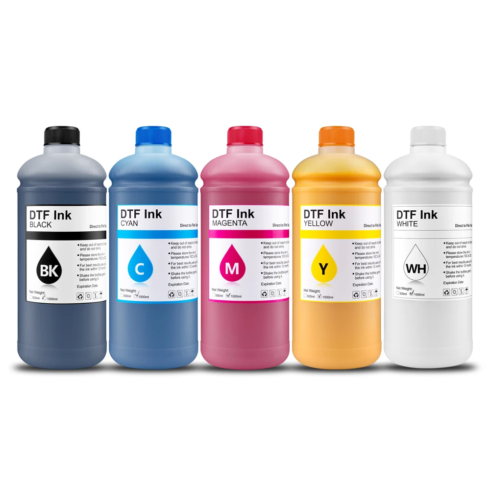 1000ML DTF Ink For T-shirt Transfer Printing For Epson L800 L1800 XP-15000 XP600 TX800 P600 P608 P800 DX5 DX7 i3200 4720 i1600 - view 2