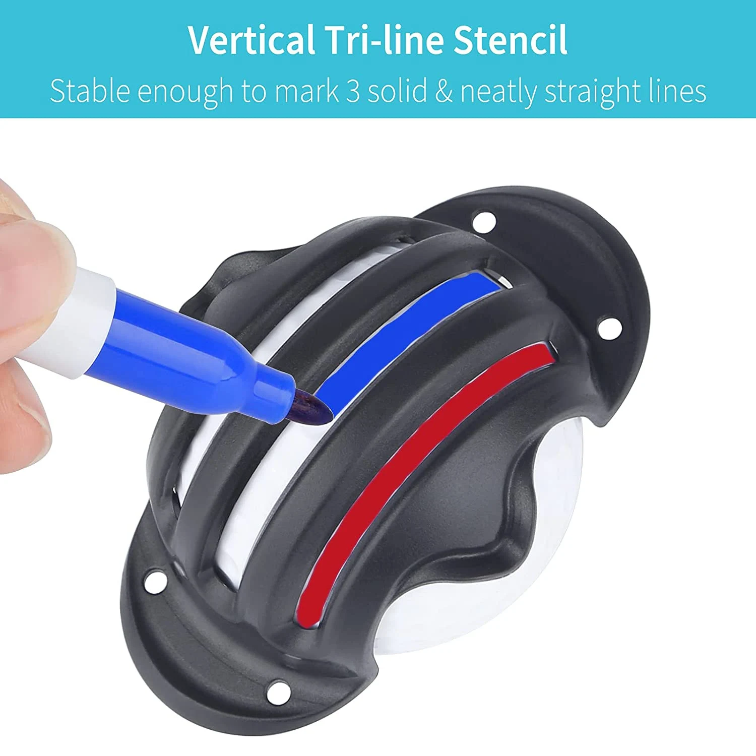 

Мяч для гольфа, набор для выравнивания линии маркера для гольфа с тройной дорожкой маркера