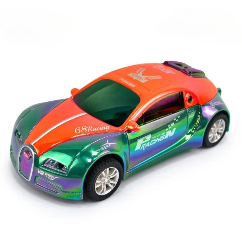 Metalen voertuig Mini-autospeelgoed 1:32 Hoogwaardig plastic automodel met licht en geluid Miniatuur speelgoed Kerstcadeau voor kinderen