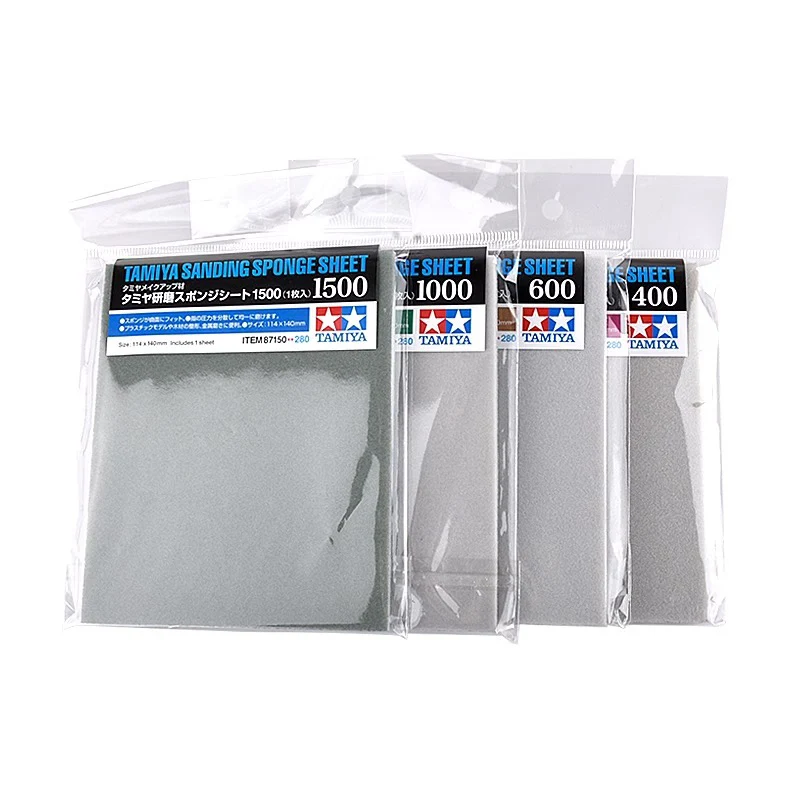 Tamiya 87161-87171 Abrasive Grinding Sanding Polishing Sponge Sand Paper Car Doll DIY Handcraft Scale Military Building Tool