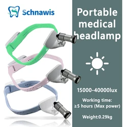 Dental Lab Headlamp 5W LED Cordless Super Bright Lightweight LED High Brightness Dental Medical Headlamps