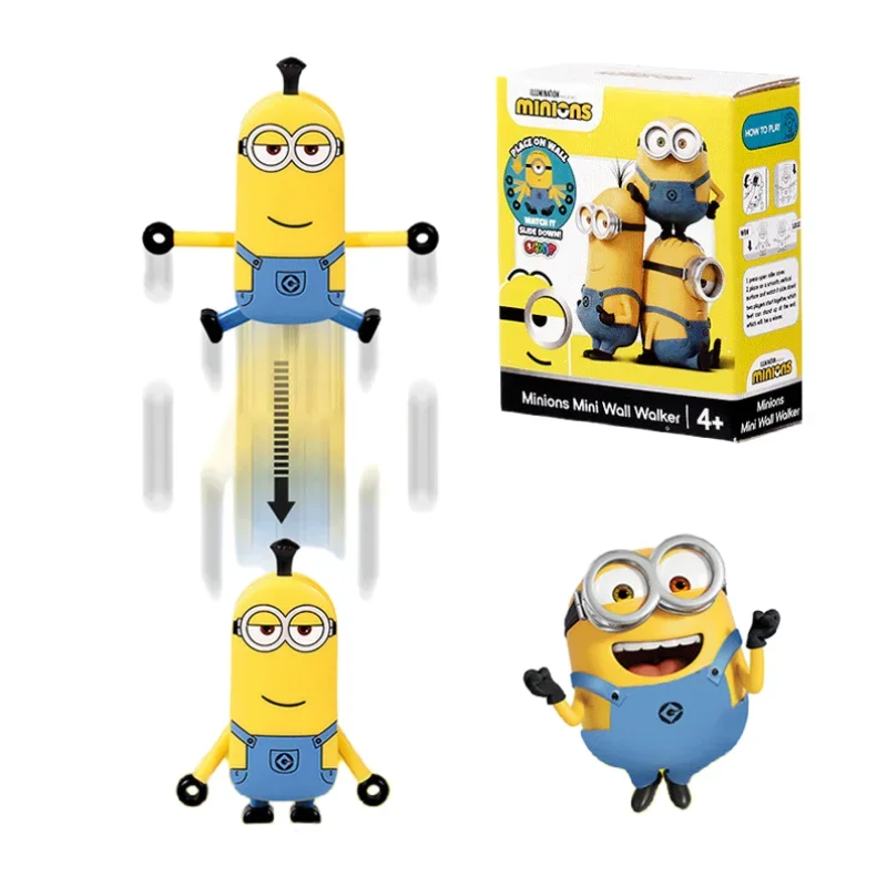 Modèle de figurine mignonne d'escalade murale pour enfants, moi moche, minions, puzzle créatif, ornement de beurre, boîte ennemi, boîte-cadeau surprise