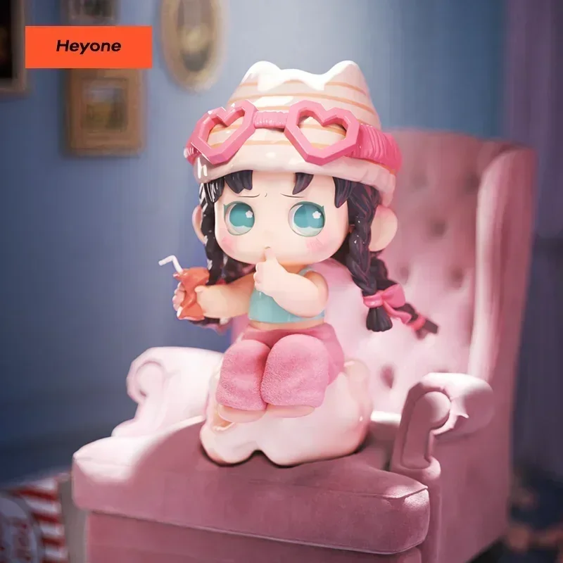 하이온 오나 올 핑크 데이 시리즈 블라인드 박스 게스 백 미스터리 박스 장난감 인형 귀여운 애니메이션 피규어 데스크탑 장식품 선물 컬렉션