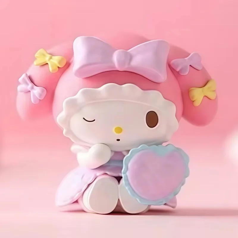 

Famous Products Sanrio Missen Tea Party My Melody Blind Box Hand-Made Super Cute Cake Doll Small Ornaments Gift