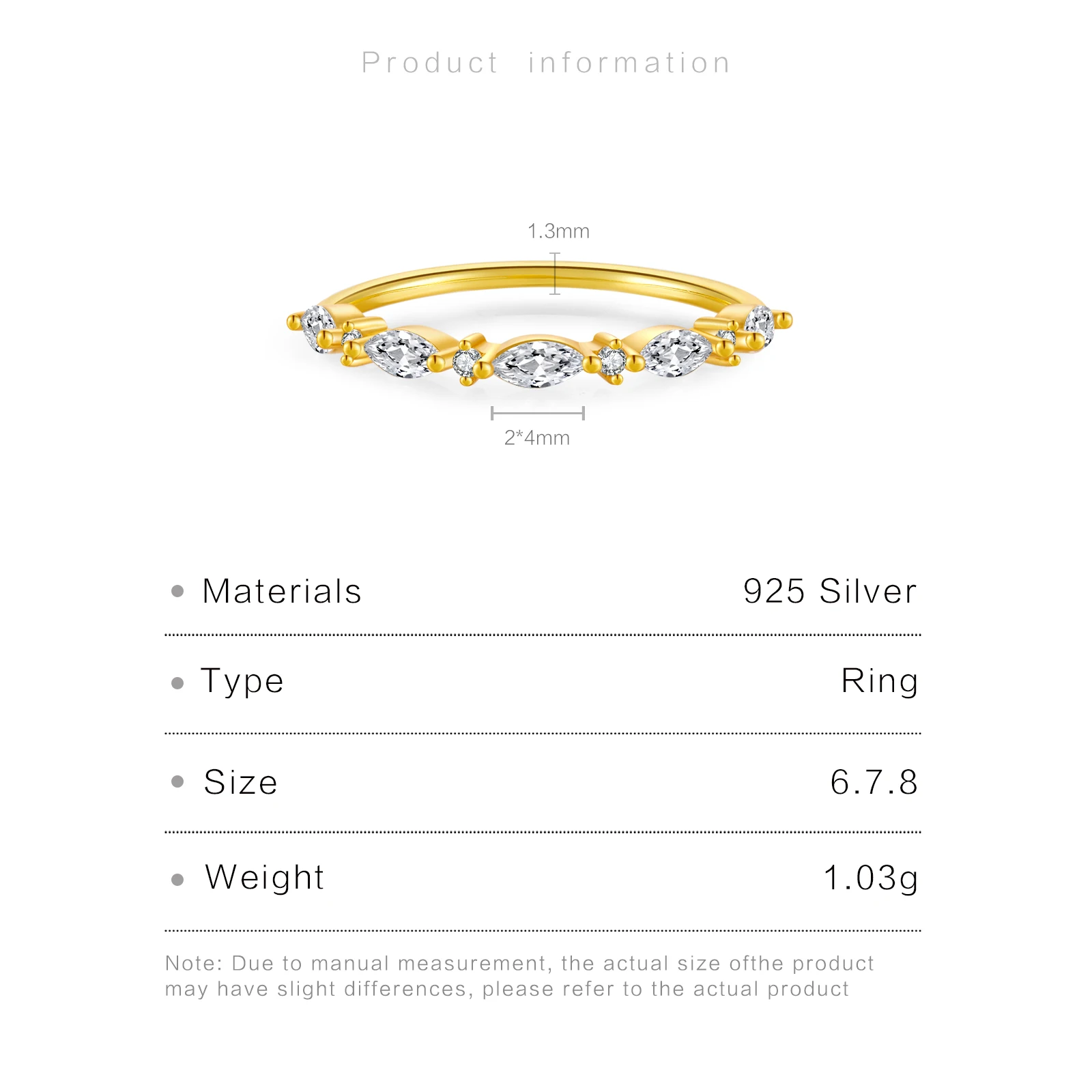 VEWANT riciclabile 925 Sterling Silver Marqulse Round zircone CZ alternato anello donna Luxury Fine Jewelry 2023 gioielli da sposa