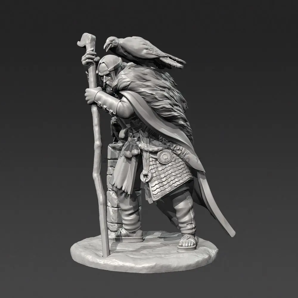 38mm 50mm Exploring The World of Wizards Resin Soldier White Model Assembly Model DIYcoloring Figurines Miniatures
