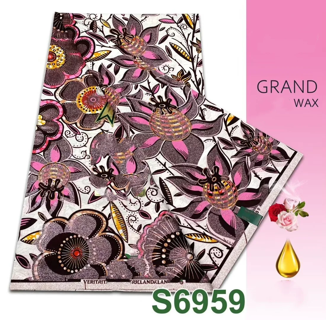 2026 New Style Nigeria Wax Print Fabric- High Quality African Golden Wax Print Fabric for Patchwork, Clothing & DIY