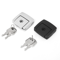 1PCS ButtonToggle Golf  Box Hasp Buckle Latch Safety Cabinet File  Metal Alloy Buckle Fastener Luggage Lock Hasp with Key