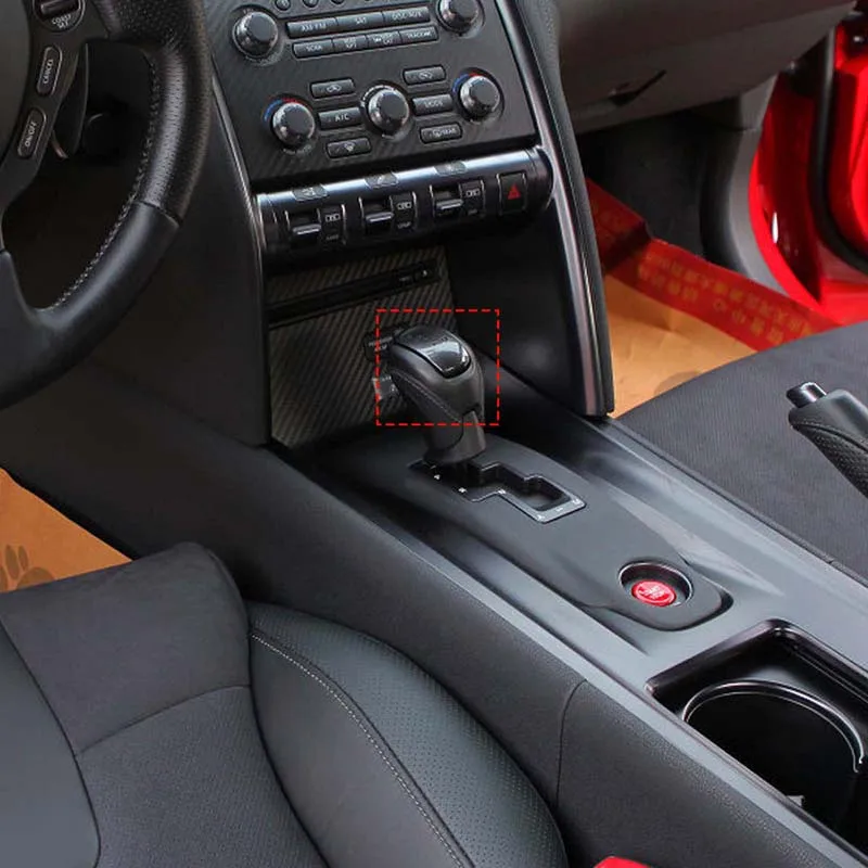 

Подходит для Nissan GTR R35 2008-2016, крышка центральной консоли, аксессуары для центральной консоли автомобиля, настоящий карбон.
