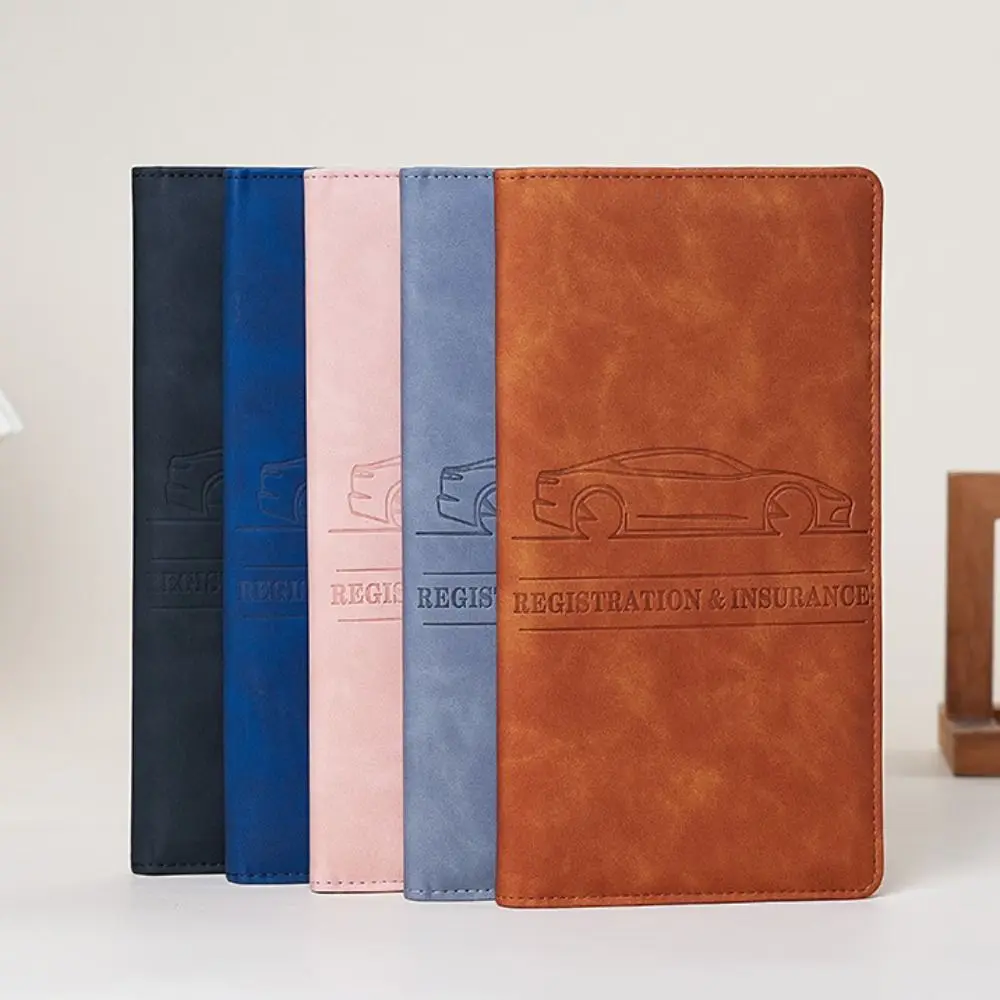 Card Holder PU Leather Passport Bag Passport Cover Purse Travel Wallet Ticket Holder Airplane Check-in Certificate Storage Bag view 5