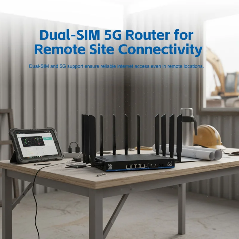 5G Ultimate WiFi 7 Enterprise Router  2.4G 5.8G 6G With 4x4 MU MIMO And 19000Mbps Speed For Seamless Streaming Gaming