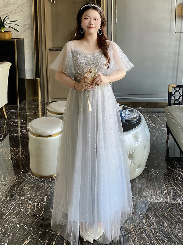 

Вечернее платье больших размеров для подружек невесты: красивое, стройнящее, скрывающее живот, элитное, идеально для свадебной вечеринки с подругами