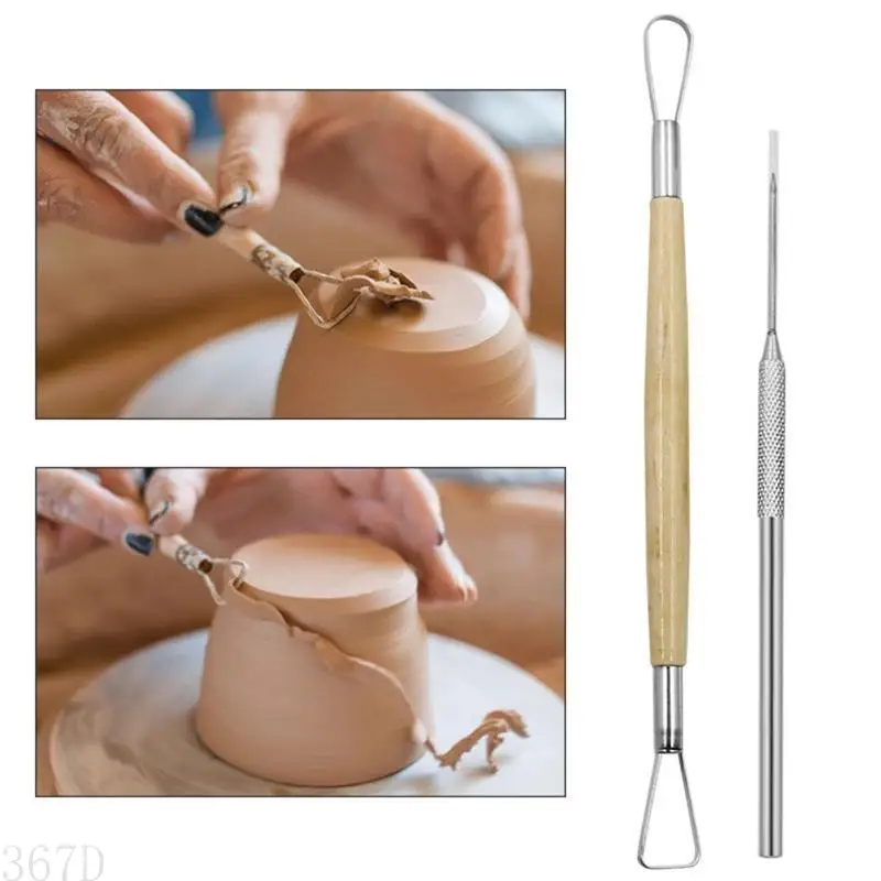 AP28 Multifunctional Durable 8 PCS Carving Modeling Clay Sculpting Tools Set Polymer Clay Tools for Beginner’s Gifts