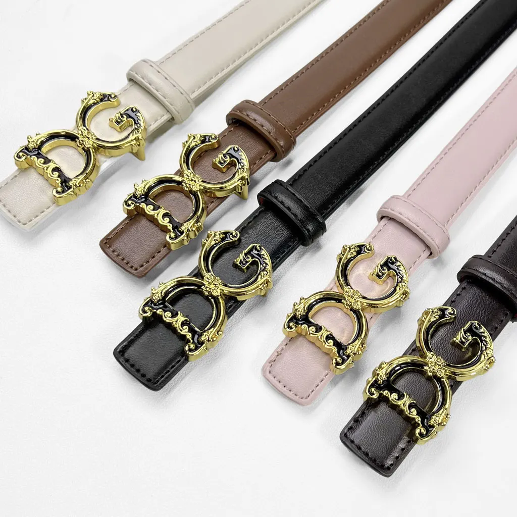 Cintura in vita Color Block Materiale durevole Lettera Logo Accento Cintura per lo styling a lunghezza regolabile