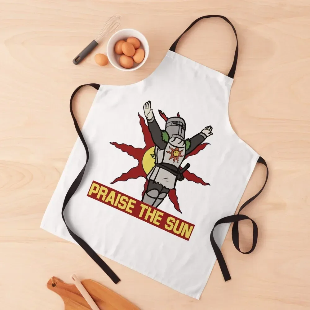 

PRAISE THE SUN Apron kitchen woman Kitchen For Men Apron