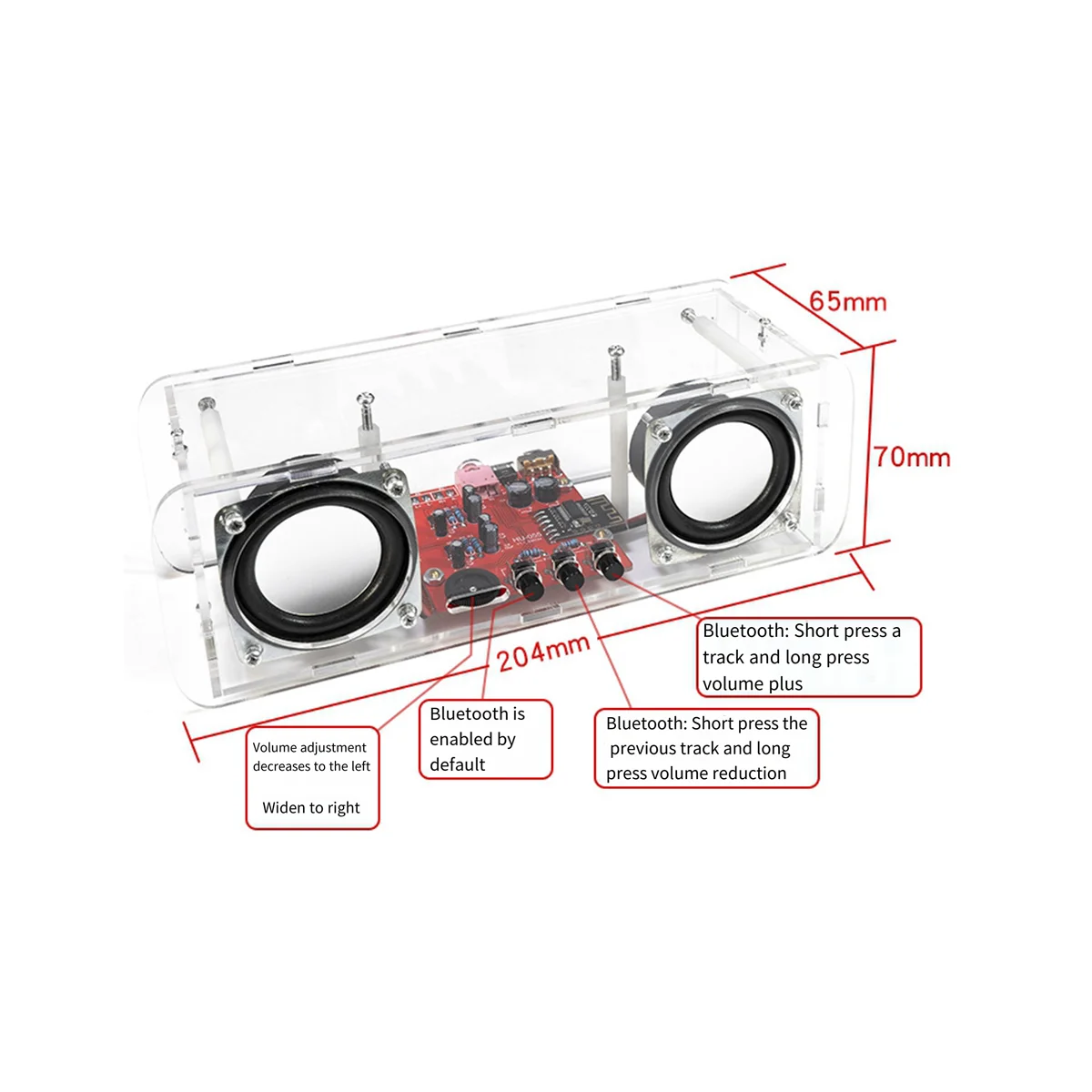DIY Bluetooth Speaker Kit Electronics DIY Soldering Project Practice Solder Assembly DIY Electronic Kit Component