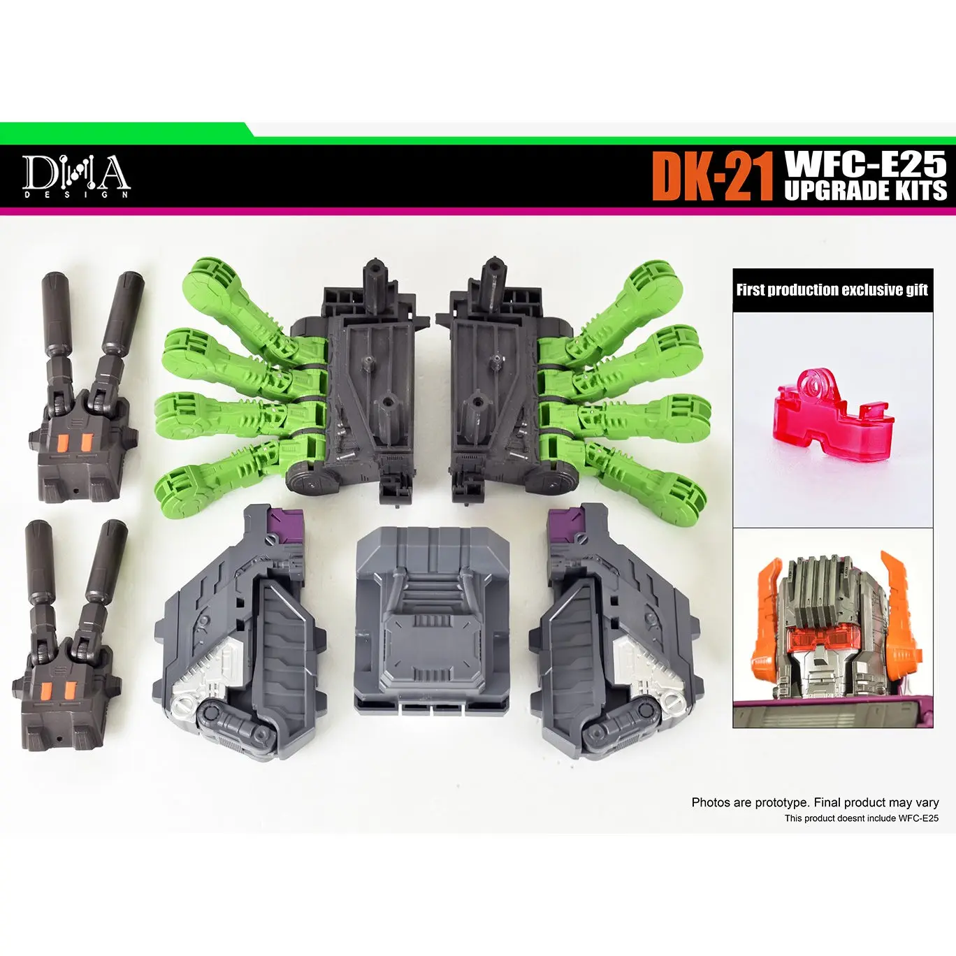 DNA DK-19/DK-21/DK-23 WFC-E25 Siege Earthrise Scorponok Upgrade-accessoireset - Versie opnieuw uitgeven