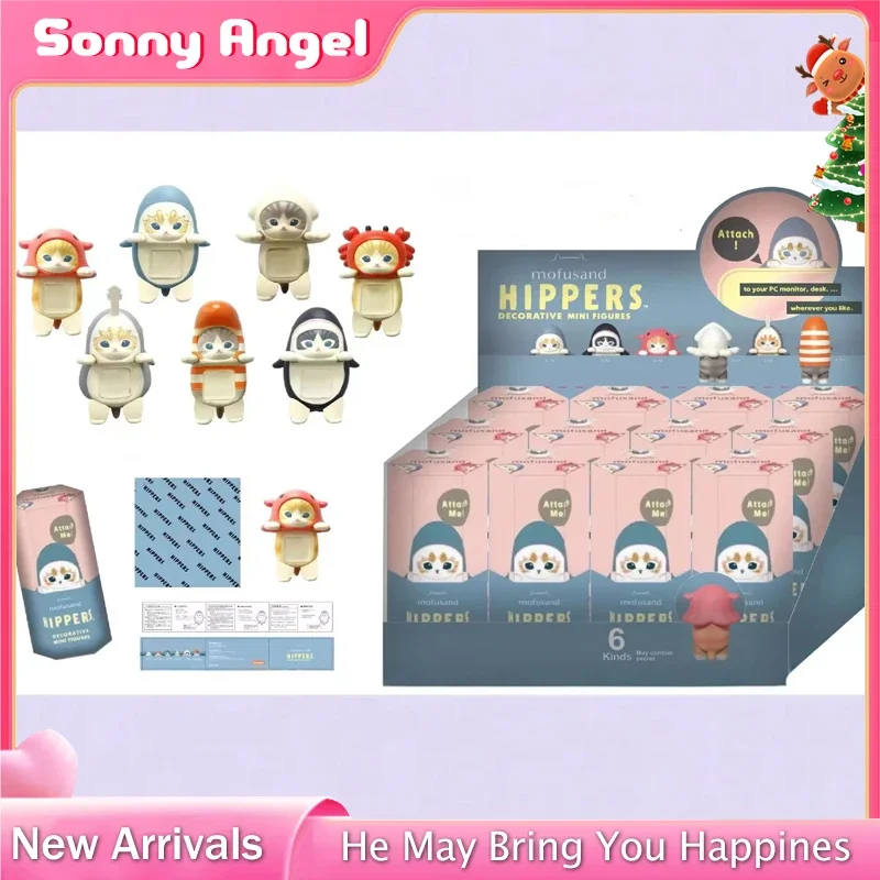 

Mofusand Hippers Decorative Mini Figures Blind Box Party Cute Doll Mystery Box Lucky Box Toys Unpacking Christmas Gift