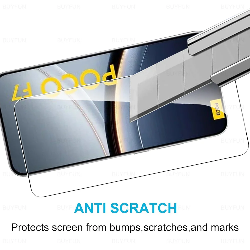 ل Poco F7 5G الزجاج 2 قطعة الزجاج المقسى Xiaomi PocoF7 Poxo Poko Little F 7 7F العالمي 6.83 بوصة حامي الشاشة 9H غطاء الفيلم