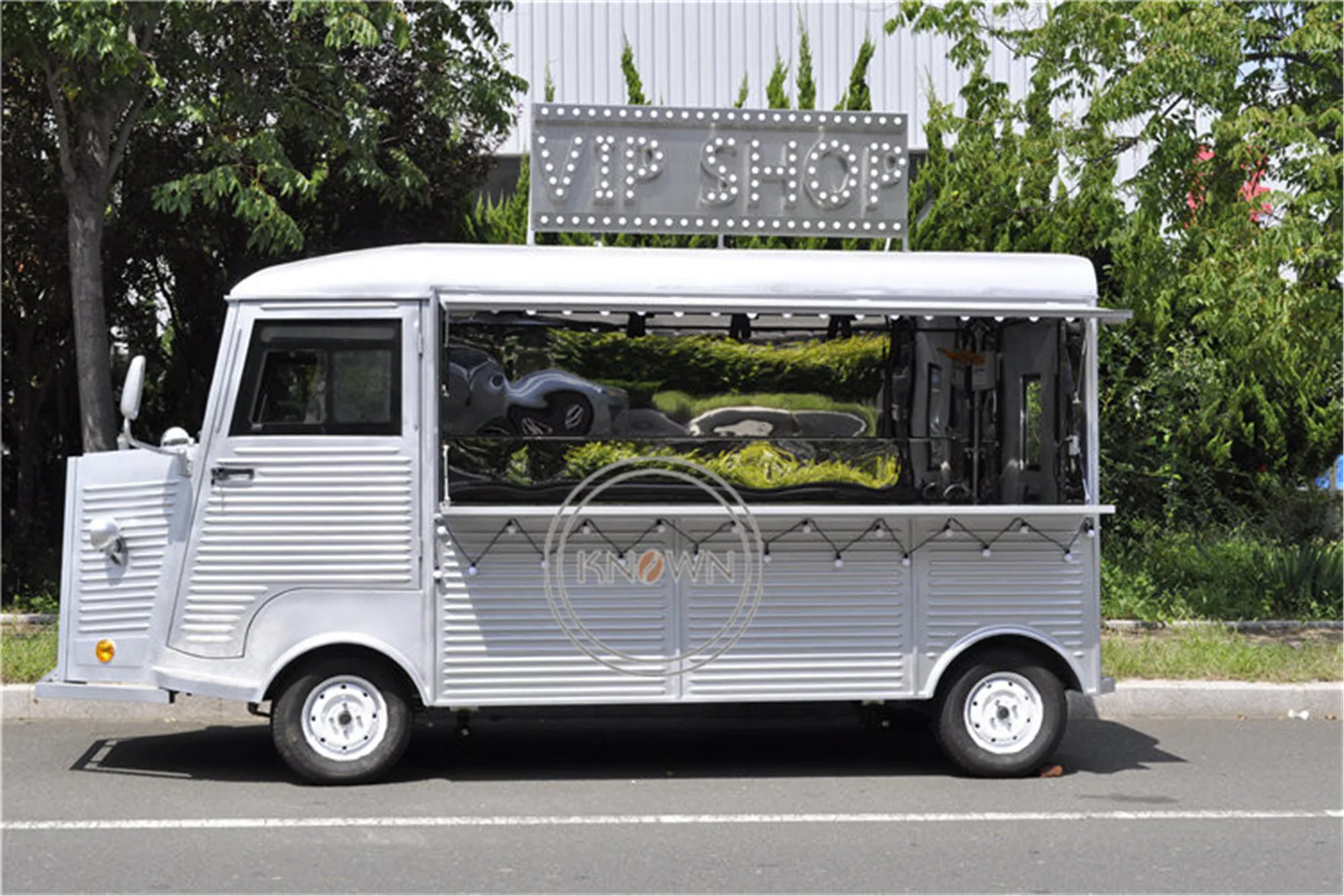 Populaire mobiele elektrische foodtruck Street Breakfast Snack Ice Cream Shop Keukenapparatuur Voedselkar te koop met DOT CE