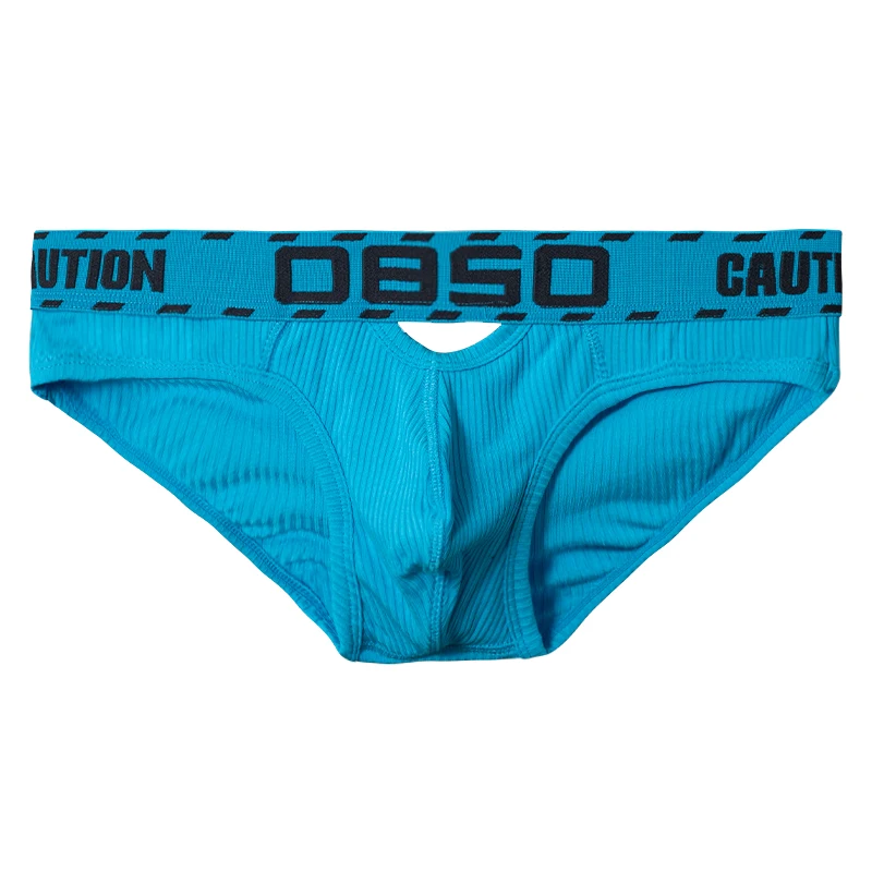 Men's Panties Breathable Knitted Cotton， Student Fashion Underwear，Hollow Interest Gay youth Underpants