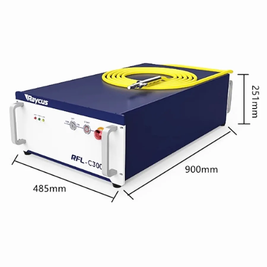 Raycus 1500W/2000W/3000W láser de fibra RFL-1500/RFL-2000/RFL-3000 máquina cortadora de fibra fuente láser