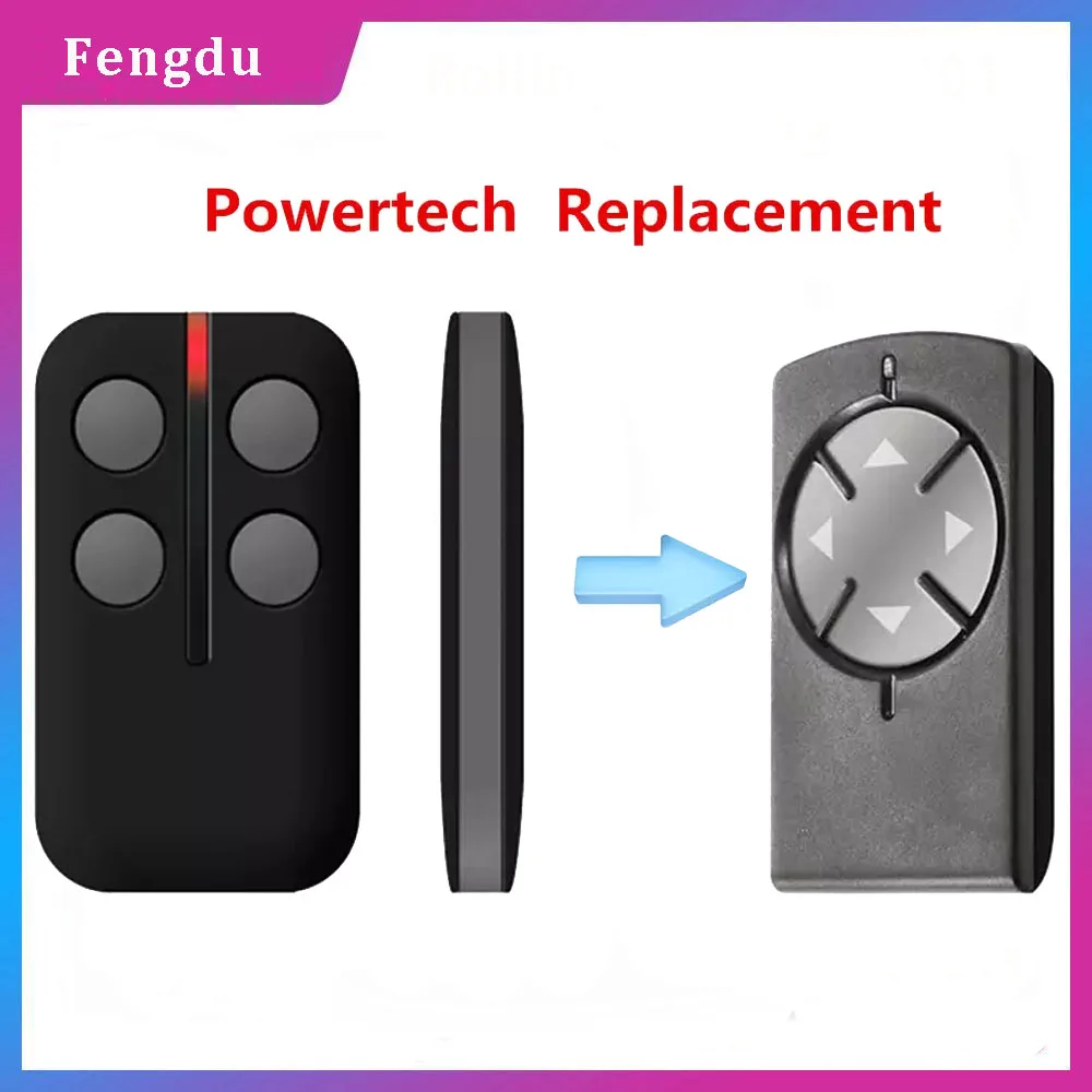 Electronic Gate Control Universal Gate Remote Control Rolling Code PR-2 4-Channel Powertech Transmitter Replacement