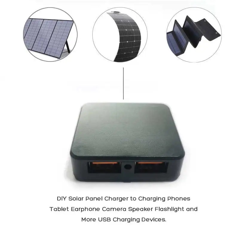 MPPT Solar Controller Regulator Dual USB with QC 3.0 DIY Solar Charger Quick charge for iPhone iPad Samsung Huawei Xiaomi etc.