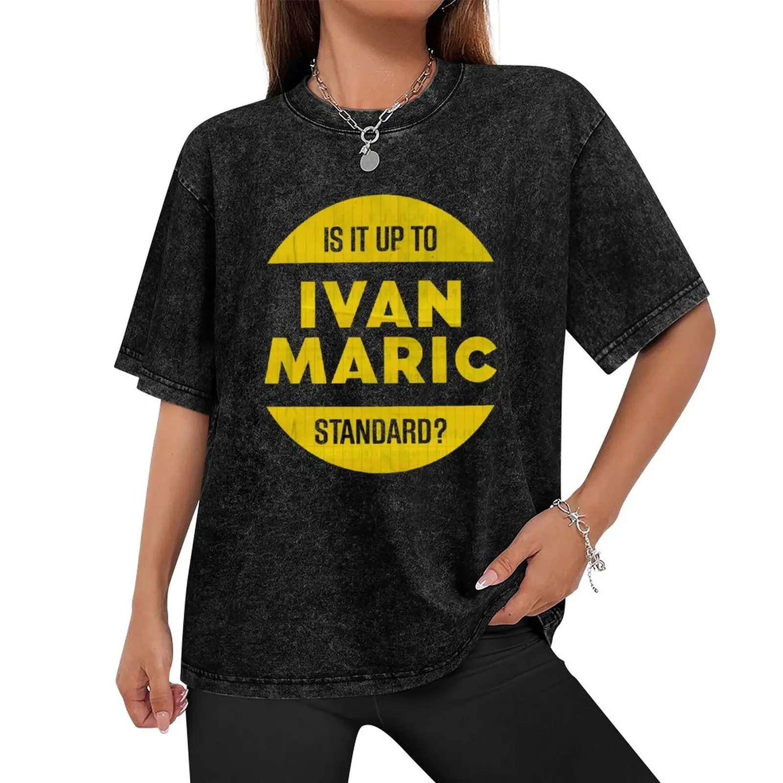 Is It Up To Ivan Maric Standard? T-Shirt sublime vintage clothes blanks tee shirts for men