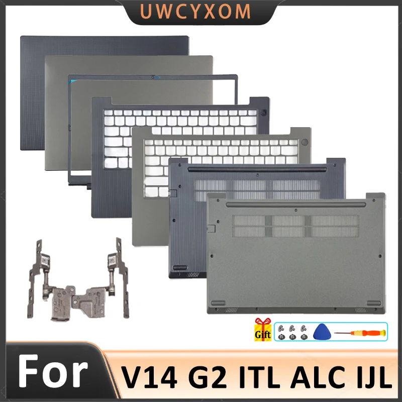 

New Repair Part For V14 G2 ITL ALC IJL LCD Back Cover Front Bezel Palmrest Bottom Case Notebook Parts Repair Replace 14inch