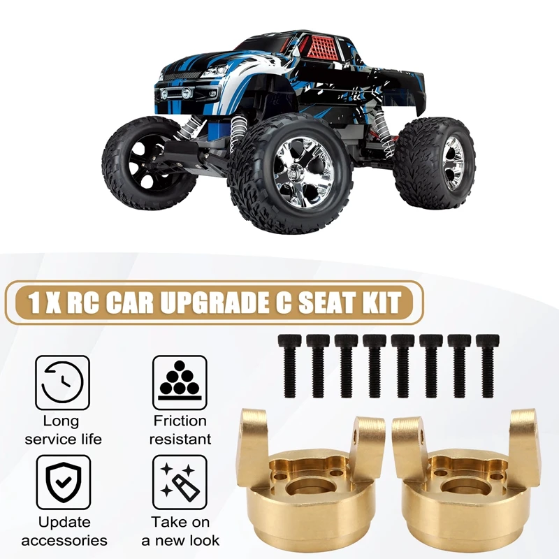 RC Car Upgrade Brass C Seat Kit For MJX H8H 1/10 YK4102 YK4103 YK4104 YK4106 YK4082 YK4083 RC Car Upgrade Part