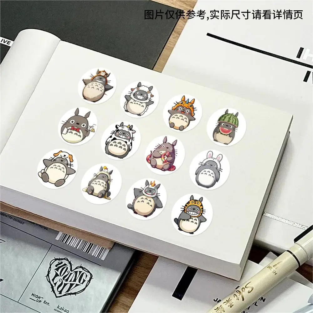 500 Stück/Rolle Niedliche Totoro-Aufkleber Vinyl Anime-Siegelsticker Dekoration DIY PVC Laptop-Aufkleber Graffiti-Sticker Belohnungsgeschenk Spielzeug – Detail 7