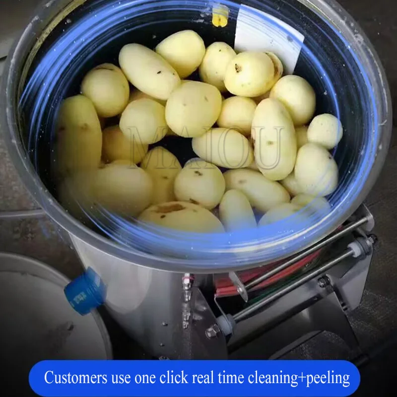 

Vegetable Peeling Washing Cleaning Machine For Potato Cassava