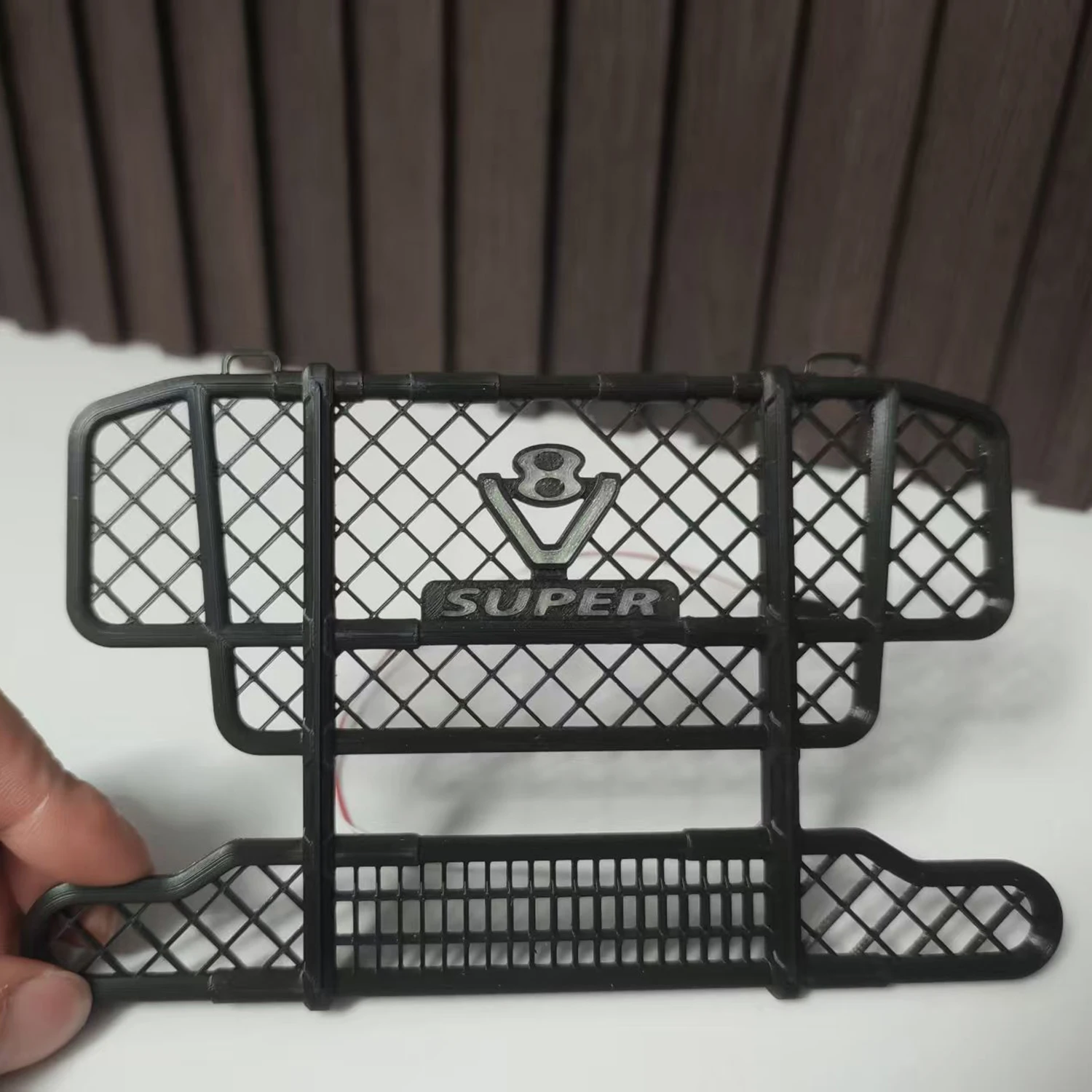 Plastic Voorbumper Bullbar met LED Verlichting voor 1/14 Tamiya RC Dump Truck SCANIA R620 VOLVO Mercedes-Benz ACTROS 3363 MAN Onderdelen