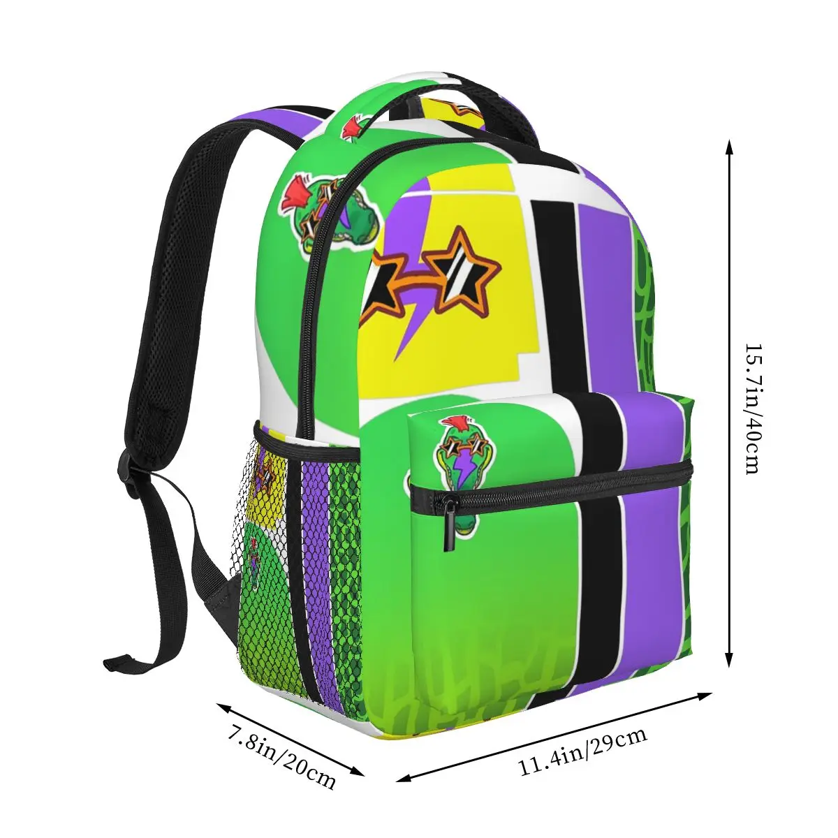 Montgomery Gator Fazbear Entertainment Backpacks Boys Girls Bookbag Students School Bags Cartoon Travel Rucksack Shoulder Bag