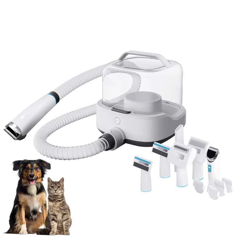 

2024 NEW Factory 5IN1 Pet Grooming Products for Cat and Dog Factory Pet Cleaning Grooming Products Pet Grooming Kit With Vacuum