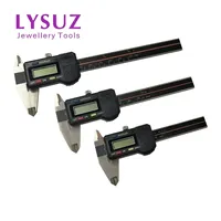 Portable Mini Digimatic Caliper 50/75/100mm Inches Metric Gemstone Diamond Digital Vernier Gauge Jewelry Making Measuring Tool