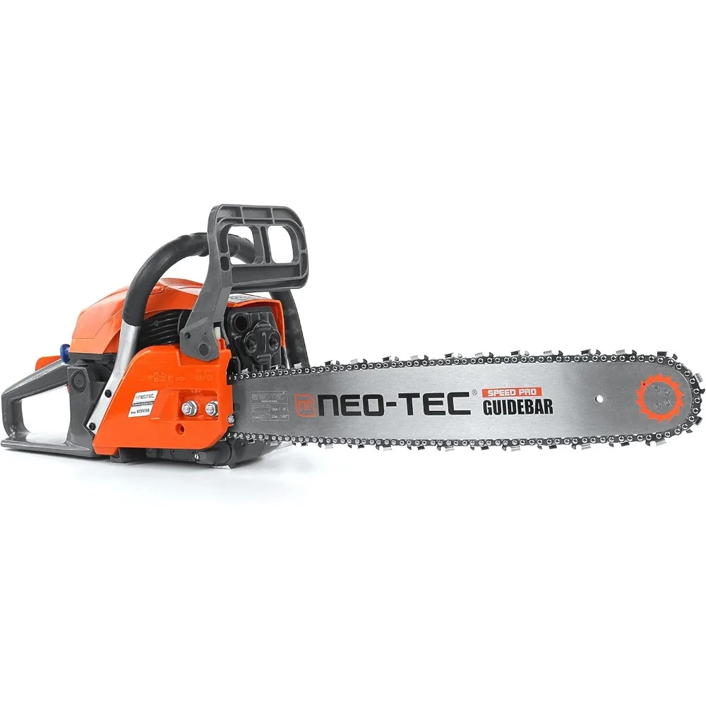 

20 Inch Chainsaw, 62CC Power Chain Saws Gas Powered 2 Stroke Handed Petrol Gasoline Chain Saw