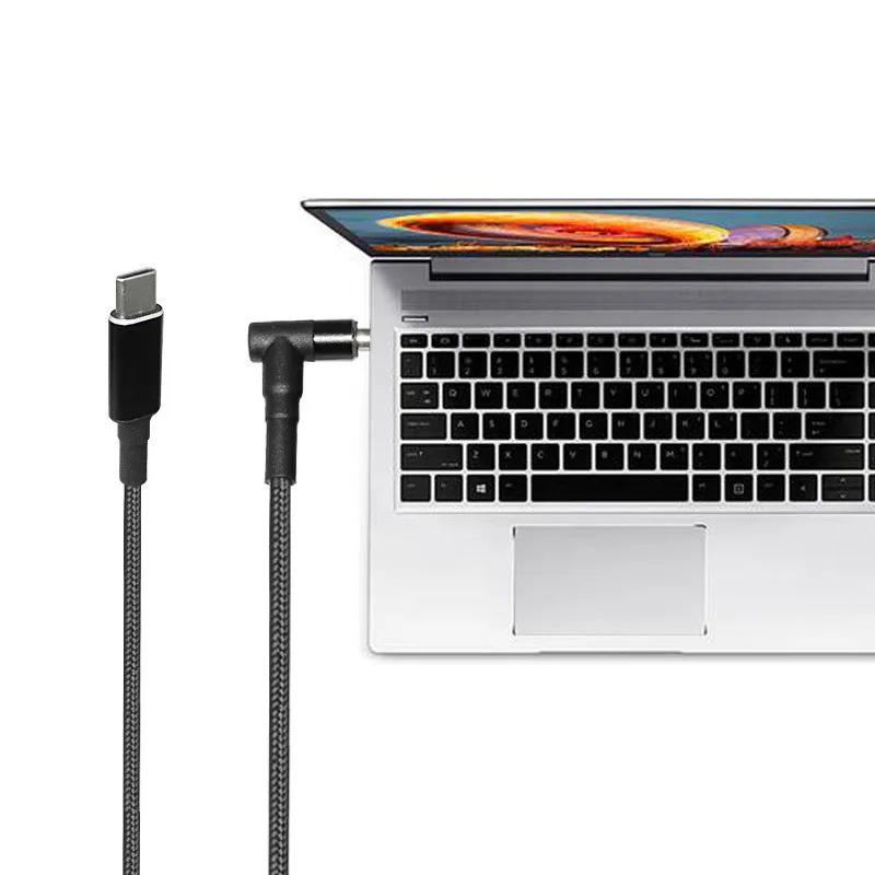 Uniwersalne końcówki adapterów zasilających Type-C na DC 100W 5A 65W 3A Zestaw adapterów 10/19 szt. — zdjęcie produktu 3