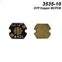 KDLITKER 3535-10 10mm DTP Copper MCPCB for 3535 LED Flashlight DIY LED PCB Star