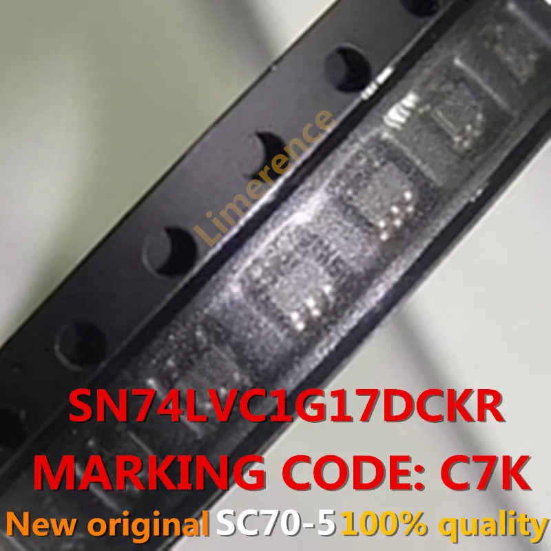 10 Uds SN74LVC1G17DCKR SC70-5 CÓDIGO DE MARCADO: C7K