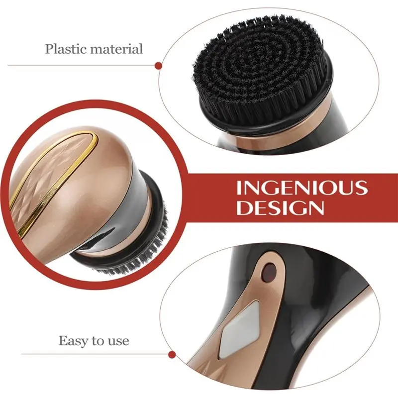 

A01F-1Set Electric Shoe Shiner Mini Portable Handheld Shoe Cleaner Brush & Polisher Shoe Shiner Dust Cleaner Shoe Shiner Dust Cl