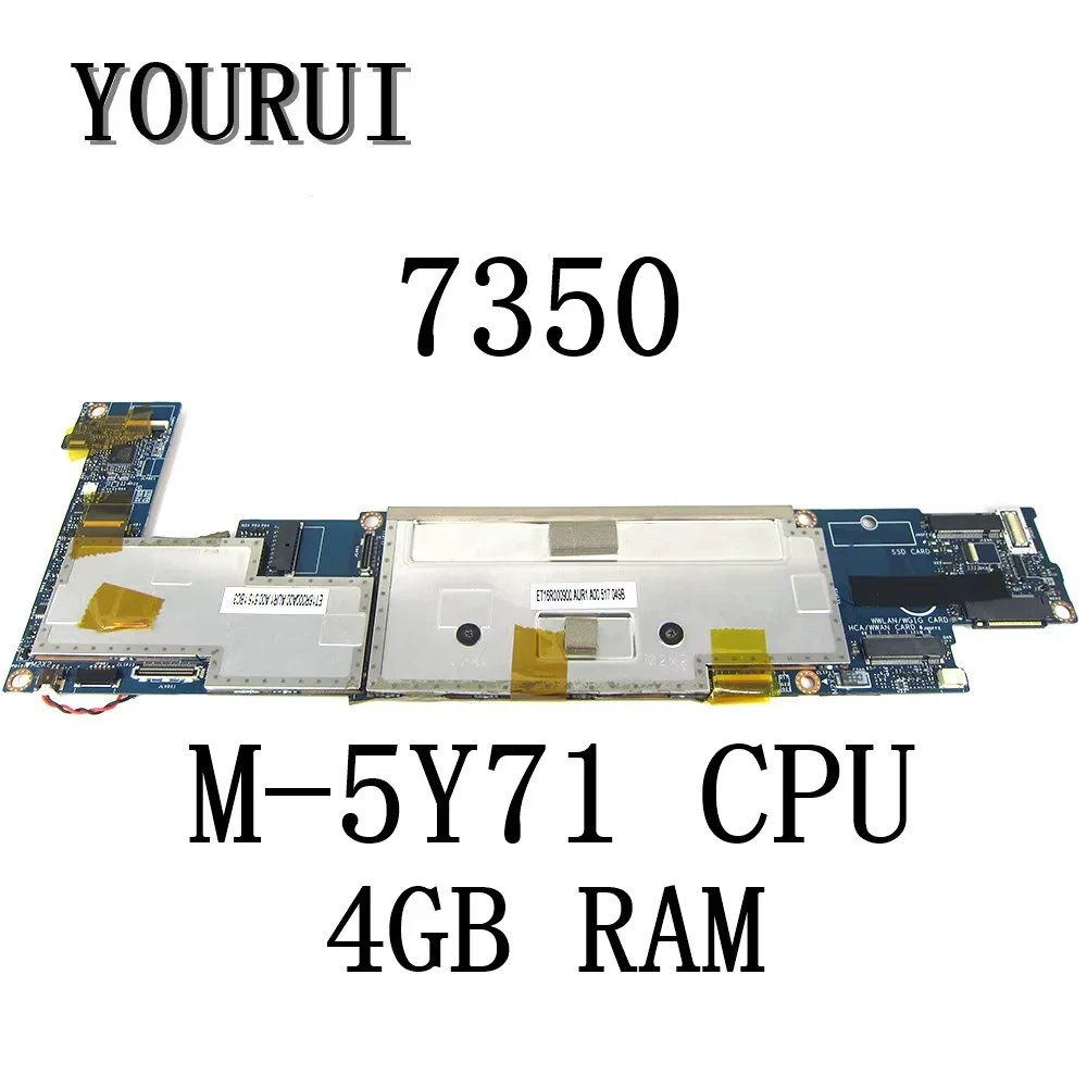 

Материнская плата для ноутбука Dell Latitude 13 7350 с процессором M-5Y71, 4 ГБ ОЗУ CN-0XR25W 0XR25W LA-B331P, полный тест