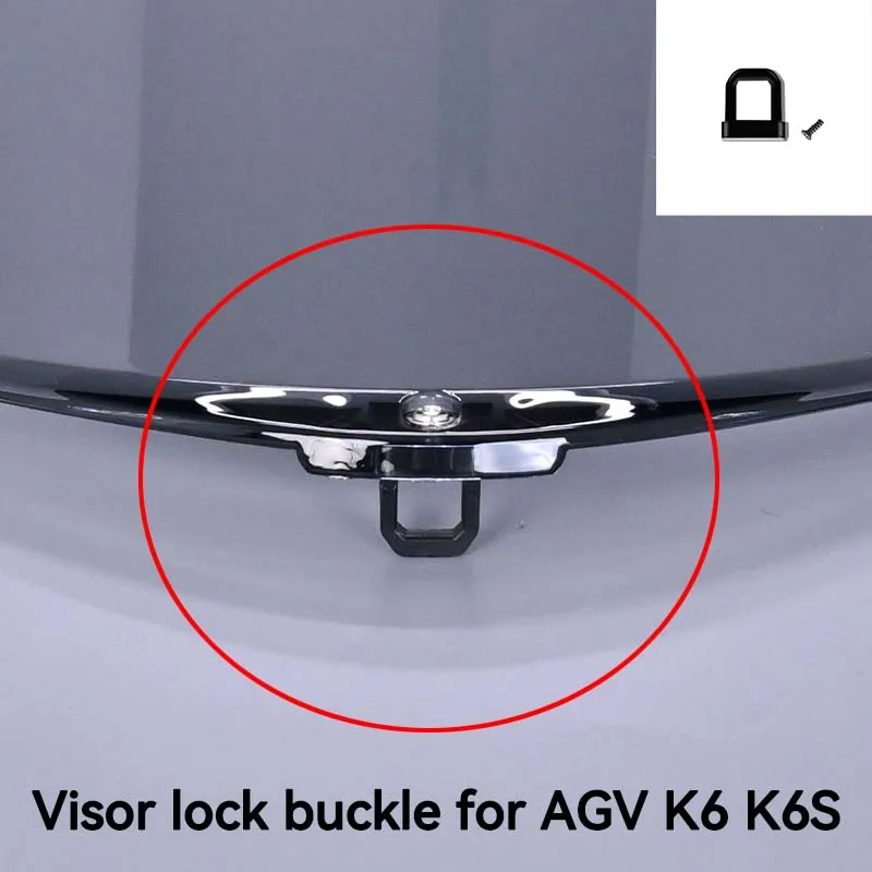 Helmet Visor Lock buckle Visera for AGV K6 K6S Viseira Capacete Moto Accessories Parts