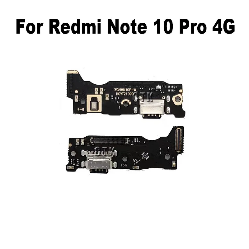 For Xiaomi Redmi Note 10 PRO USB Charging Port Mic Microphone Dock Connector Board Flex Cable MAX 4G 5G Repair Parts