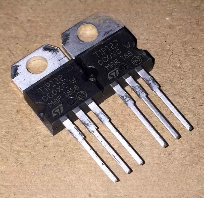 Fresh Original for TIP122 TIP127 Darlington Transistor,1.3 per pair  10pcs